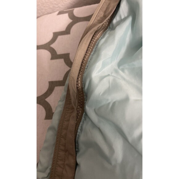 Quechua Kutuna Girl's Size 14 USA 3 in 1 Beige Ski Jacket Removable Down Jacket - Picture 12 of 14